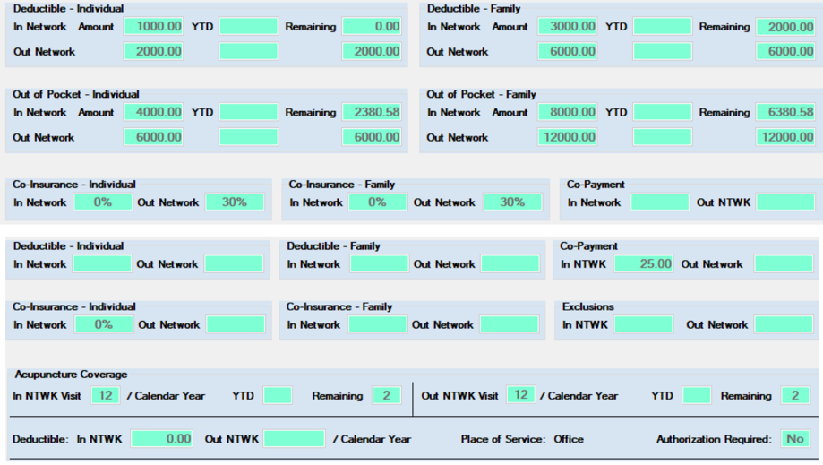 Electronic Eligibility and Benefit Response