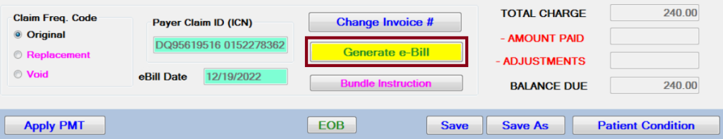 Electronic Remittance Advice - ERA deductible phase claim